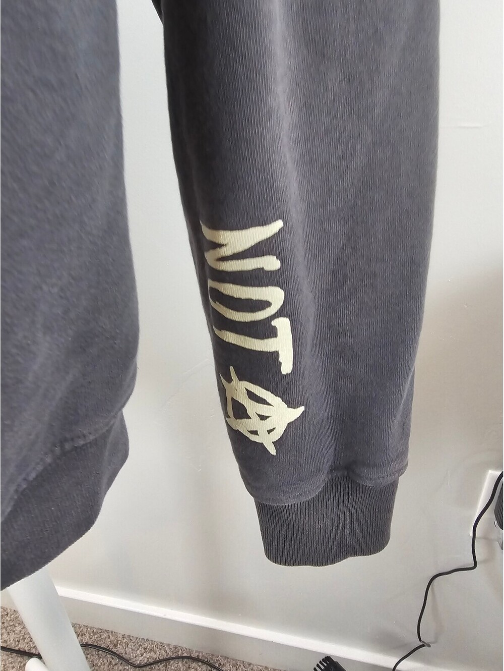 Saint JHN 21' 'In Case We Both Die Young' Tour Hoodie Grey - Picture 9 of 15